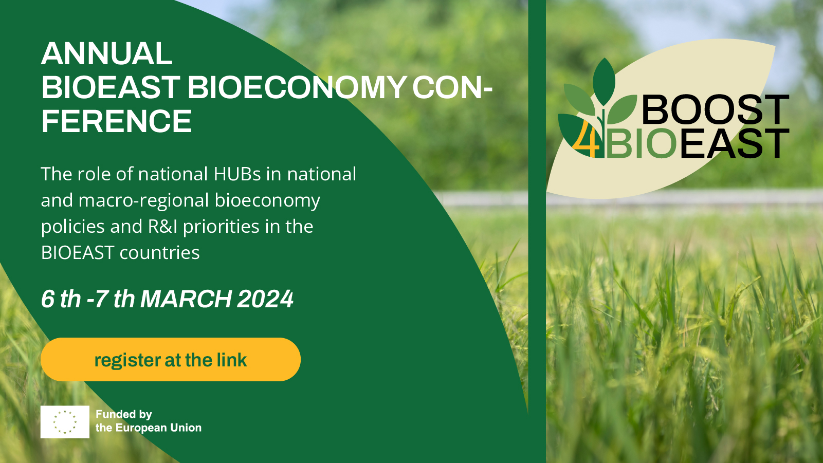 Banner Annual Bioeast Bioeconomy Conference