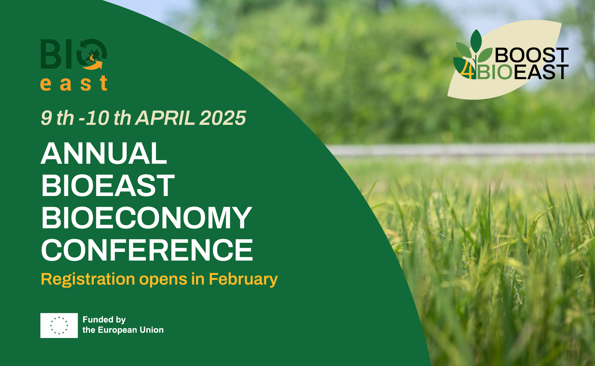 Banner save the date BIOEAST Conference