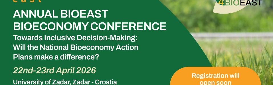 Save the date: Annual BIOEAST Bioeconomy Conference 2026