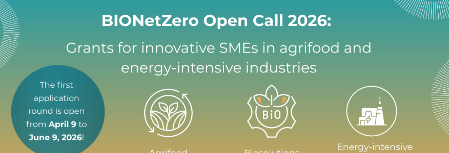 BIONetZero Open Call providing up to €60,000 for biosolutions