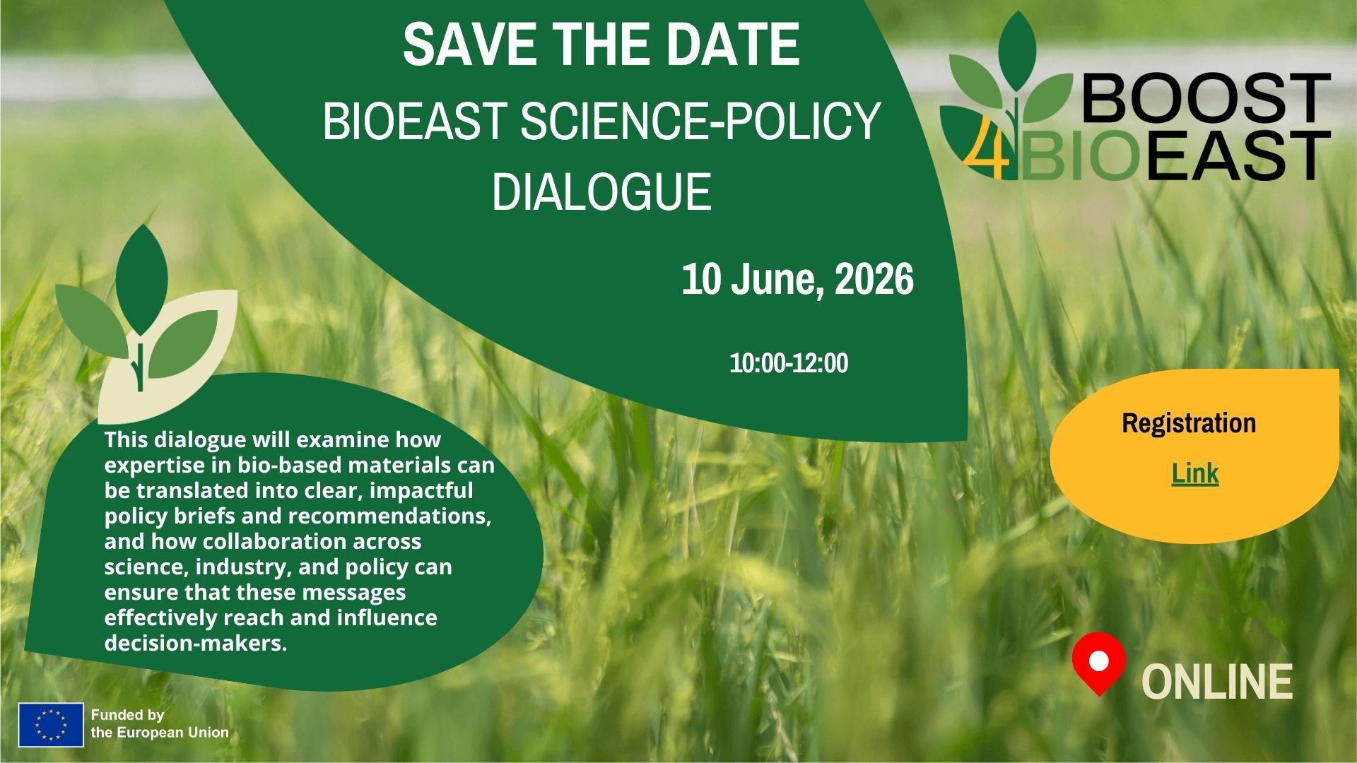 Save the date for the Science-Policy Dialogue