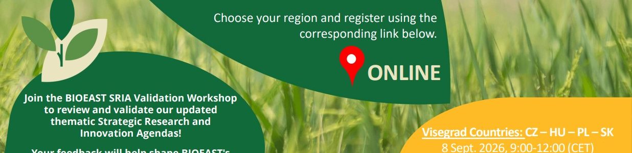 Join the BIOEAST SRIA Validation Workshops!