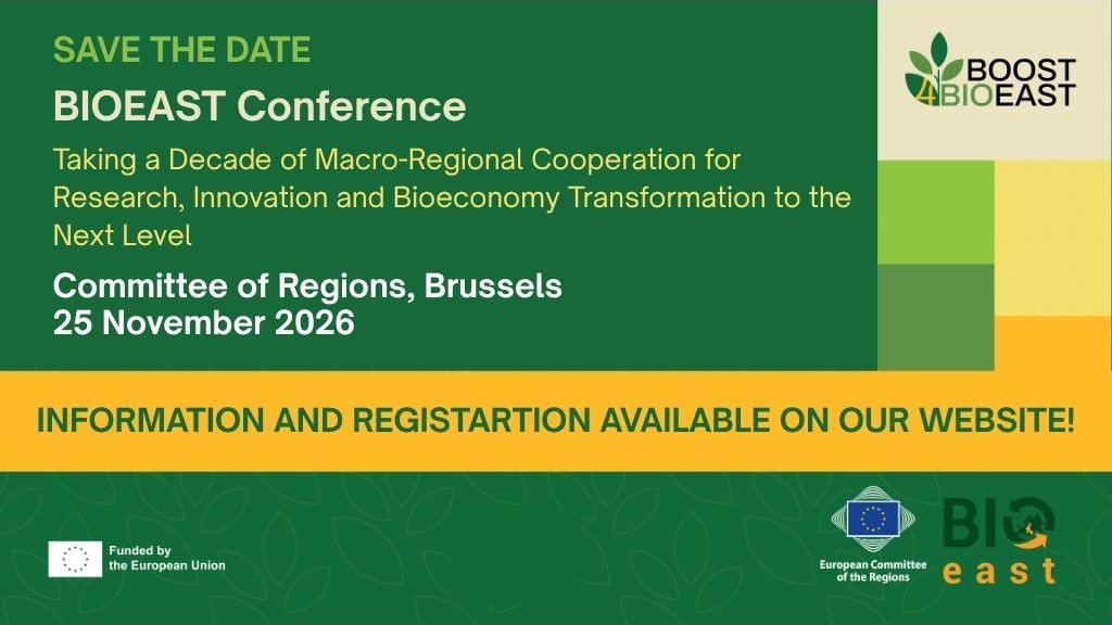 BOOST4BIOEAST Final Conference banner